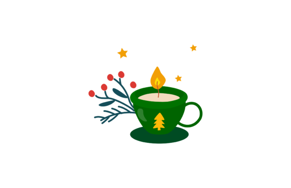 Christmas Decoration Cup Festive Vector