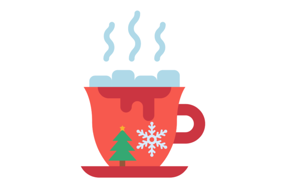 Cute Christmas Icon Snow Cup