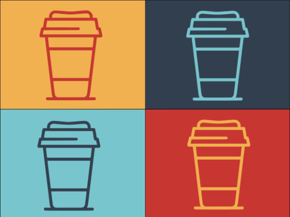 Hot Coffee Plastic Cup
